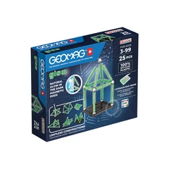 Geomag Glow Recycled 25 db-os mágneses építőjáték készlet (GMG00328)
