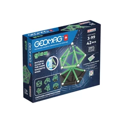 Geomag Glow Recycled 42 db-os mágneses építőjáték készlet (GMG00329)