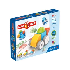 Geomag Magicube Blocks Recycled autók 10 db-os mágneses építőjáték készlet (GMG00308)