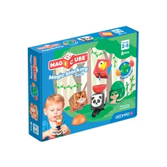 Geomag Magicube Blocks Stacking Jungle 8 db-os mágneses építőjáték készlet (GMG00311)
