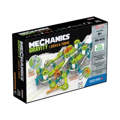Geomag Mechanics Gravity Recycled Loops 130 db-os mágneses építőjáték készlet (GMG00763)