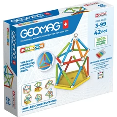 Geomag SuperColor Green Line Panels - 42 db-os mágneses építőjáték készlet