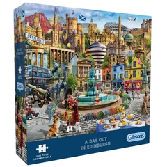 Gibsons 1000 db-os puzzle - A Day Out in Edinburgh (G6461)
