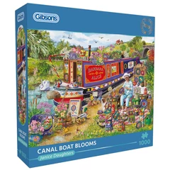 Gibsons 1000 db-os puzzle - Canal Boat Blooms (G6456)