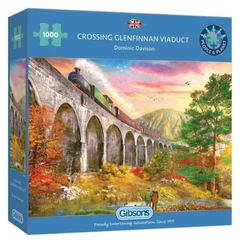 Gibsons 1000 db-os puzzle - Crossing Glenfinnan Viaduct (G6365)
