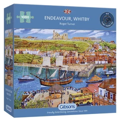 Gibsons 1000 db-os puzzle - Endeavour Whitby (G6286)