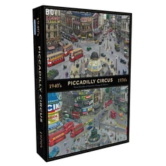 Gibsons 1000 db-os puzzle - Piccadilly Through the Decades (G7158)