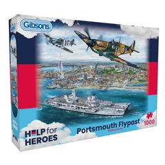 Gibsons 1000 db-os puzzle - Portsmouth Flypast (G7137)
