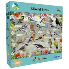 Gibsons 1000 db-os puzzle - RSPB Blissful Birds (G6469)