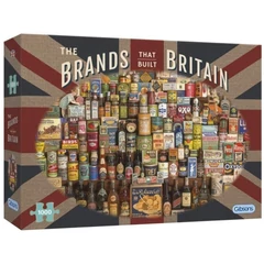 Gibsons 1000 db-os puzzle - The Brands that Built Britain (G7073)