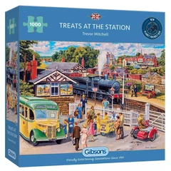 Gibsons 1000 db-os puzzle - Treats at the Station (G6341)
