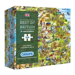 Gibsons 500 db-os puzzle - Best of British (G3431)