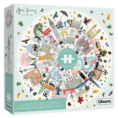 Gibsons 500 db-os puzzle - London Buildings (G3700)