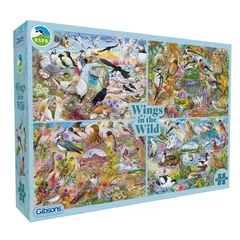 Gibsons 4x500 db-os puzzle - RSPB Wings in the Wild (G5074)