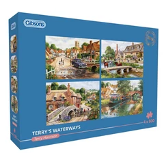 Gibsons 4x500 db-os puzzle - Terry's Waterways (G5070)
