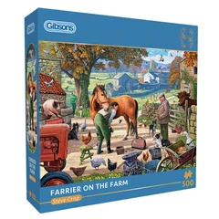 Gibsons 500 db-os puzzle - Farrier on the Farm (G3154)
