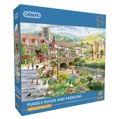 Gibsons 500 db-os puzzle - Puddle Ducks & Padding (G3164)