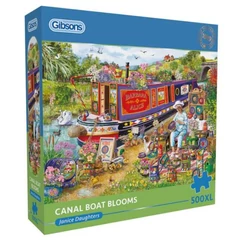 Gibsons 500 db-os XL puzzle - Canal Boat Blooms (G3570)