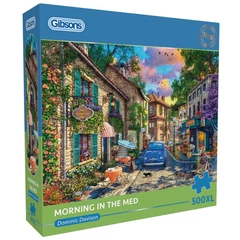 Gibsons 500 db-os XL puzzle - Morning in the Med (G3565)