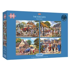 Gibsons 4x500 db-os puzzle - The Evacuees (G5056)