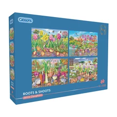 Gibsons 4x500 db-os puzzle - Roots and Shoots (G5066)