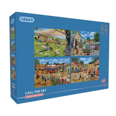 Gibsons 4x500 db-os puzzle - Call the Vet (G5069)