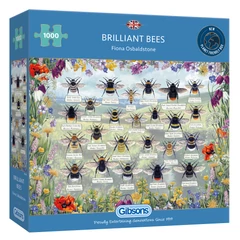 Gibsons 1000 db-os puzzle - Brilliant Bees (G6343)