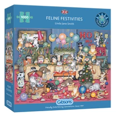Gibsons 1000 db-os puzzle - Feline Festivities (G6371)