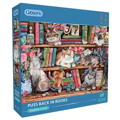 Gibsons 1000 db-os puzzle - Puss Back in Books (G6404)