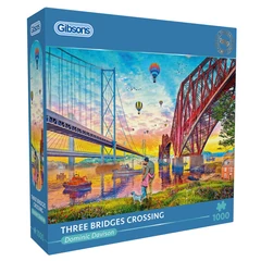 Gibsons 1000 db-os puzzle - Three Bridges Crossing (G6424)