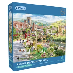 Gibsons 1000 db-os puzzle - Puddle Ducks and Paddling (G6433)