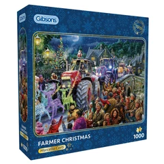 Gibsons 1000 db-os puzzle - Farmer Christmas (G6439)