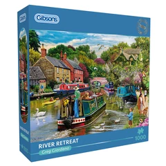 Gibsons 1000 db-os puzzle - River Retreat (G6443)