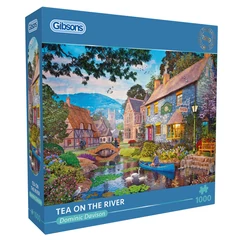 Gibsons 1000 db-os puzzle - Tea on the River (G6451)
