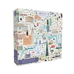 Gibsons 1000 db-os puzzle - Map of London (G6606)