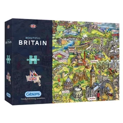 Gibsons 1000 db-os puzzle - Beautiful Britain (G7080)