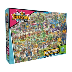 Gibsons 1000 db-os puzzle - Jokesaws - Barmy Britain (G7152)