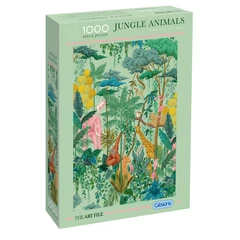 Gibsons 1000 db-os puzzle - The Art File - Jungle Animals (G7215)