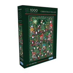 Gibsons 1000 db-os puzzle - The Art File - Christmas Village (G7221)