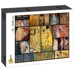 Grafika Art 2000db-os puzzle - Gustav Klimt, Collage (30210)