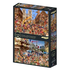 Grafika Art 2x500db-os puzzle - The art of François Ruyer (33802)