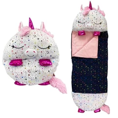 Happy Nappers 2 az 1-ben hálózsák - Csillám Unikornis 