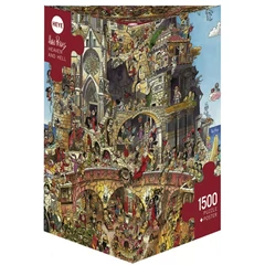 Heye 1500 db-os Triangular puzzle - Heaven and Hell, Pades (29118)