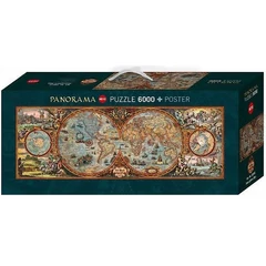 Heye 6000 db-os Panoráma puzzle - A világ, Zigic (29615)