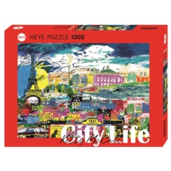 Heye 1000 db-os puzzle - City Life - I love Paris (29741)