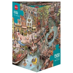 Heye 1500 db-os Triangular puzzle - Say Cheese!, Göber and Knorr (29793)