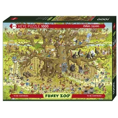 Heye 1000 db-os puzzle - Funky Zoo - Monkey Habitat, Degano (29833)