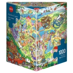 Heye 1000 db-os Triangular puzzle - Fun Park Trip, Lyon (29837)