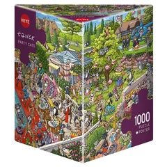 Heye 1000 db-os Triangular puzzle - Party Cats, Tanck (29838)