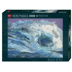 Heye 2000 db-os puzzle - Map Wave, Cusick (29872)